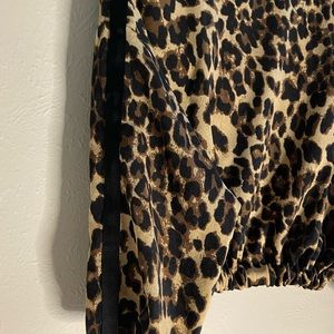 Crop jacket, Animal print